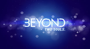 blue background with text overlay, video games, Beyond Two Souls HD wallpaper