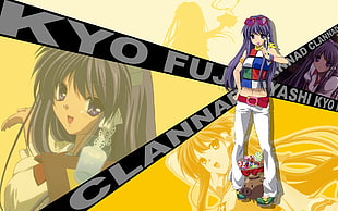 Kyo Fujibayashi from Clannad HD wallpaper