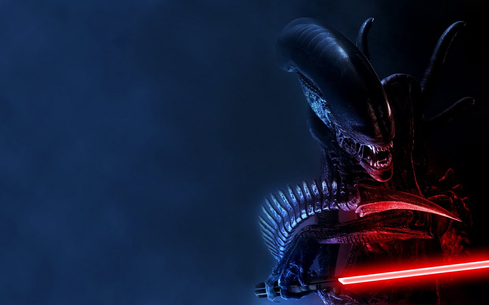 Alien Vs Predator Movie Still Screenshot Xenomorph Lightsaber