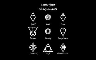 know your shadowmarks illustration HD wallpaper