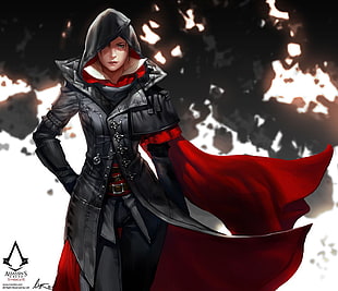 Assassin's Creed illustration, anime girls, fan art, 2D, Assassin's Creed HD wallpaper