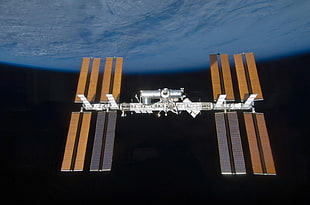 gray and brown outer space satellite photo