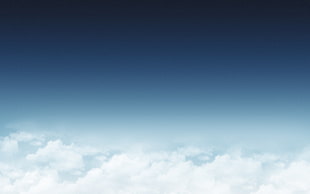 white clouds, simple, clouds, artwork