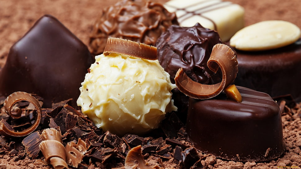 chocolate cake, food, chocolate HD wallpaper