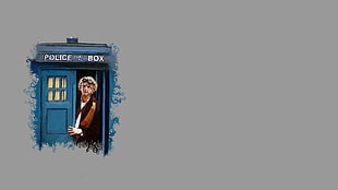 Police Box illustration HD wallpaper