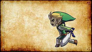 Legend of Zelda Link photo, The Legend of Zelda, Link, video games, Master Sword HD wallpaper