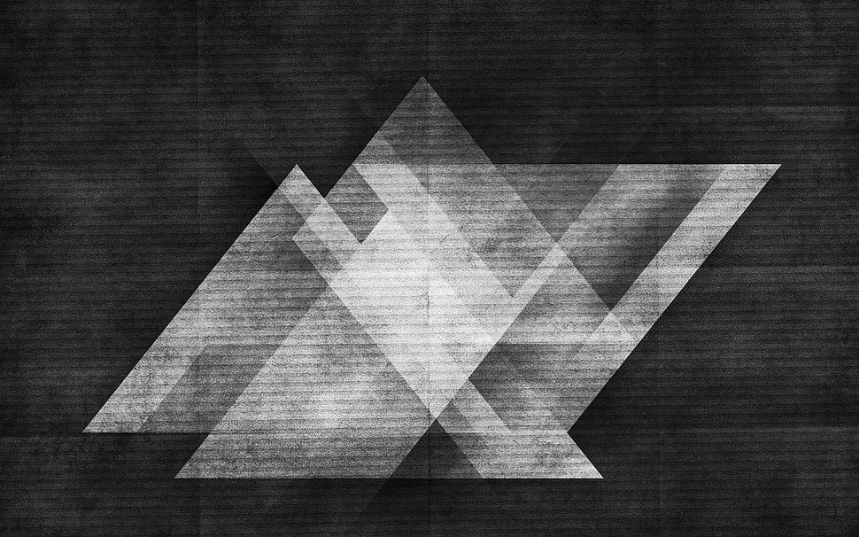 white triangular wallpapers HD wallpaper