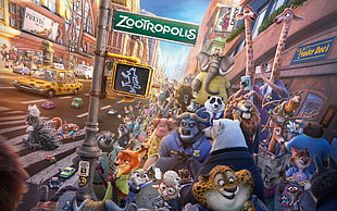 Zootopia cover, Disney, movies, Zootopia, Nick Wilde