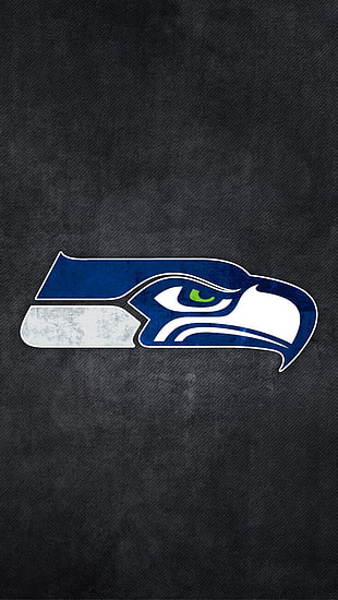 blue Seattle Seahawks patch HD wallpaper