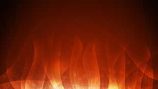 red fire clip art, abstract, fire HD wallpaper