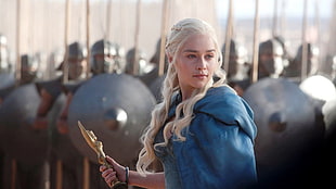 Daenerys Targaryen, Daenerys Targaryen, Emilia Clarke, TV, Game of Thrones HD wallpaper
