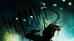 silhouette of man, music, metal music, In Flames HD wallpaper