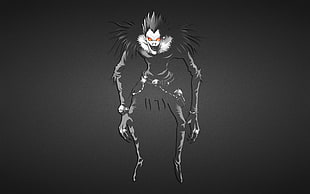 Death Note Ryuk digital wallpaper, Terror, Ryuk, anime, selective coloring
