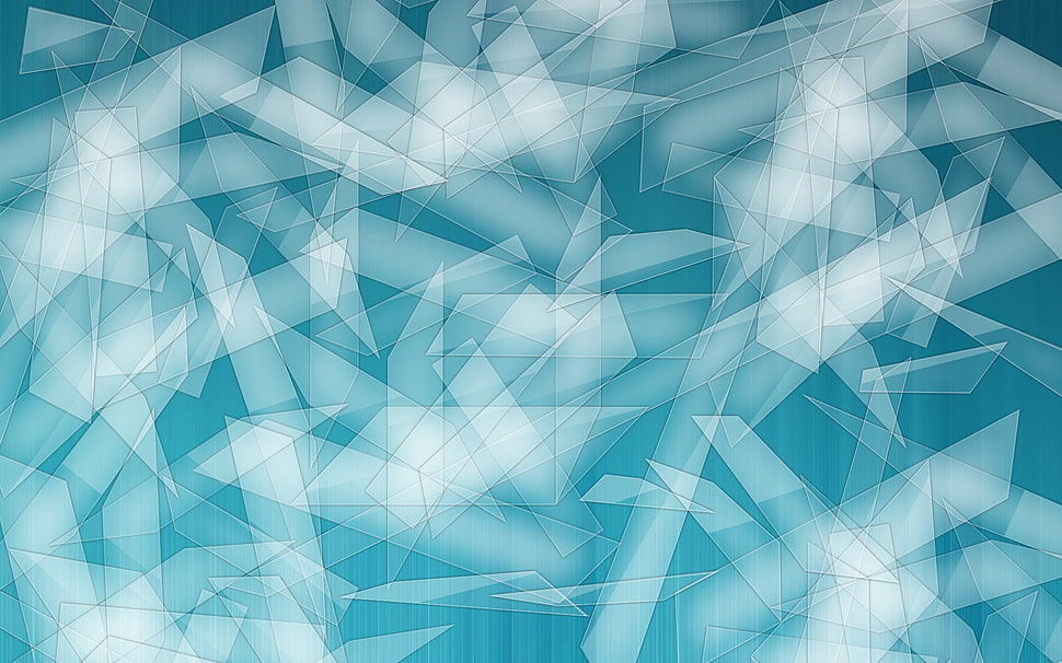 blue and white artwork HD wallpaper