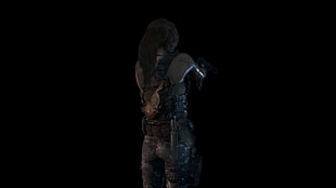 man in black suit figurine, Lara Croft, Tomb Raider, Rise of Tomb Raider, PC gaming