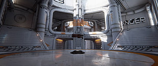 white structure interior, video games