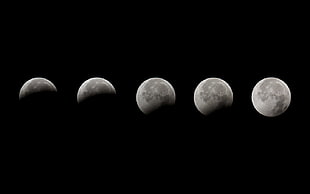 time lapse photo of moon, Moon
