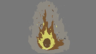 brown fire illustration, Risk of Rain