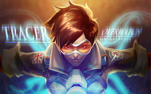 Tracer Overwatch By Anson digital wallpaper