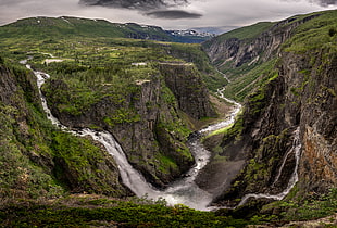 Vøringfossen, Eidfjord, Norway, Landscape HD wallpaper