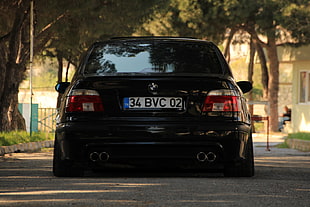 black BMW vehicle, car, BMW, BMW M5 E39, E39