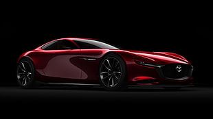 red Toyota coupe, Mazda RX Vision Concept 2015, Mazda RX-Vision, concept cars, car