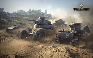World of Tanks game application HD wallpaper