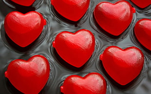 heart-shaped ornament closeup