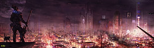 game wallpaper, Shadowrun, cyberpunk HD wallpaper