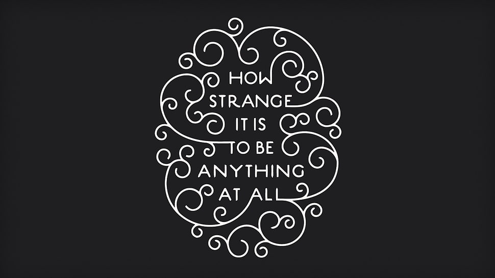 white text overlay on black background, quote, typography, simple background, calligraphy HD wallpaper