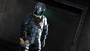 person wearing helmet, Dead Space 3, Dead Space, video games