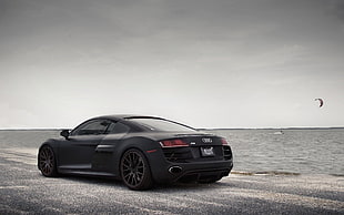 black coupe, car