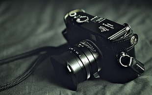 black MILC camera HD wallpaper