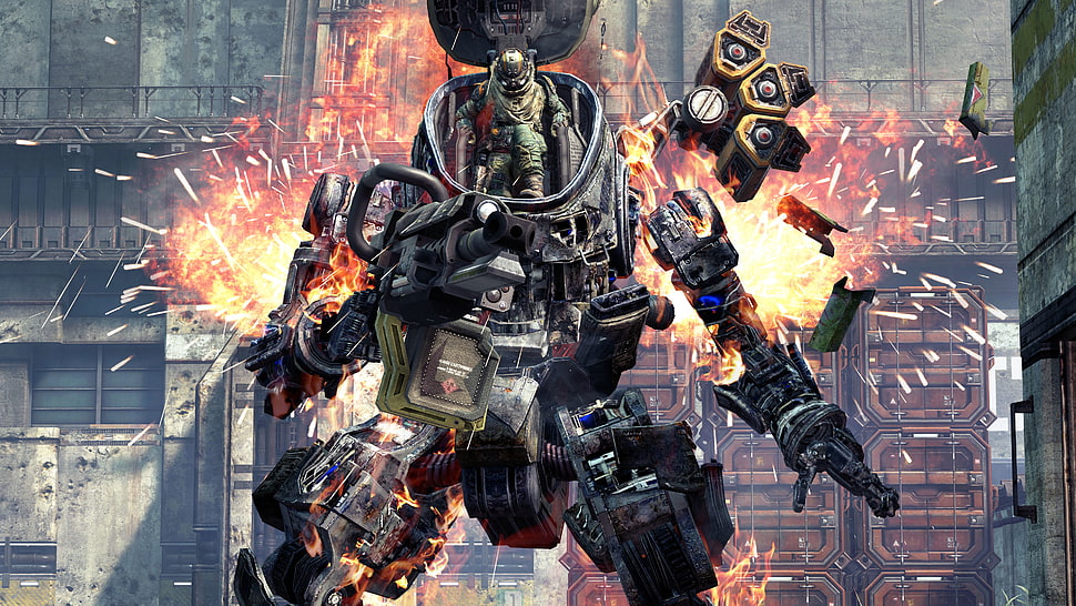 robot destroyed digital wallpaper HD wallpaper