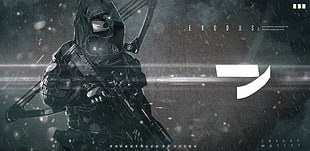 Exodus wallpaper, cyber, cyberpunk, science fiction, fantasy art