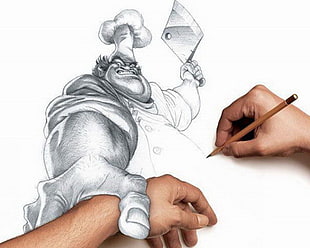 hands, drawing HD wallpaper