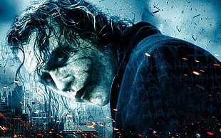 The Joker poster, movies, The Dark Knight, Joker, Heath Ledger