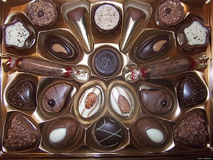 chocolates in box