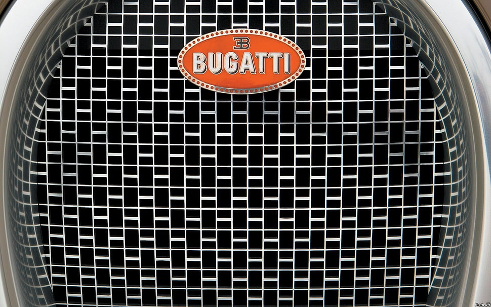 Bugatti emblem, Bugatti, car HD wallpaper