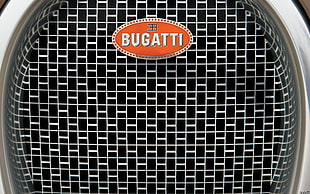 Bugatti emblem, Bugatti, car HD wallpaper