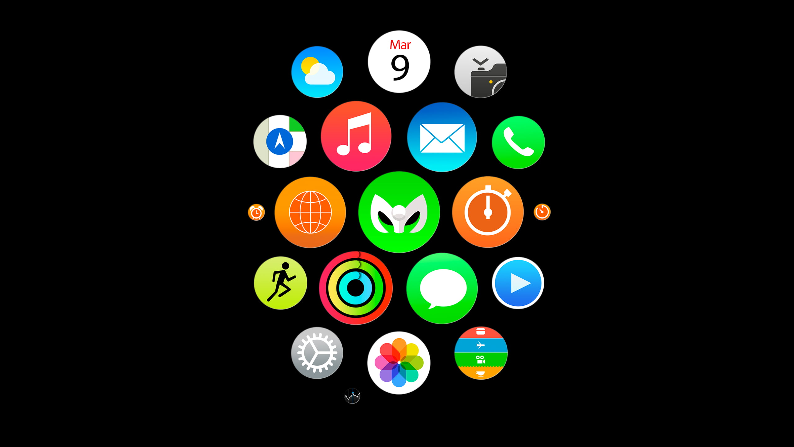 HD wallpaper: apple, watch 3, smartwatch, heart rate, technology, time,  communication | Wallpaper Flare