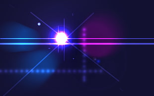 purple and white light, lights, flares HD wallpaper