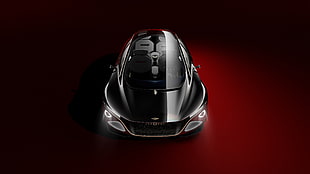 black coupe, Aston Martin Lagonda Vision, Concept cars, Geneva Motor Show HD wallpaper