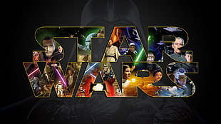 Star Wars loog, movies, Star Wars, collage HD wallpaper