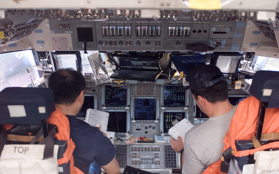Airplane Cockpit HD wallpaper