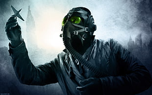Tom Clancy's game wallpaper, Romantically Apocalyptic , Vitaly S Alexius, gas masks HD wallpaper