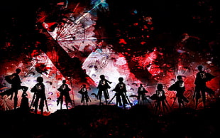 Attack of Titan digital wallpaper, Shingeki no Kyojin