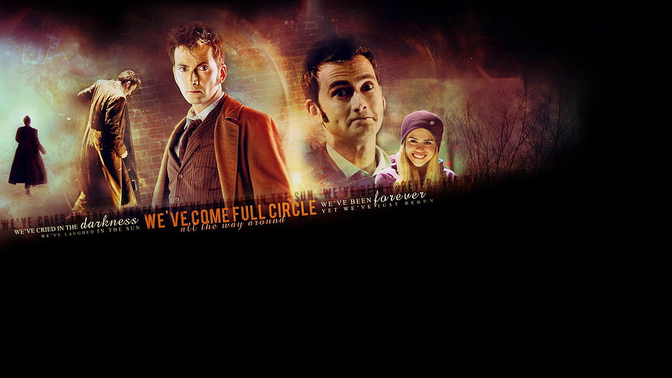 we've come full circle poster, Doctor Who, The Doctor, David Tennant, Tenth Doctor HD wallpaper