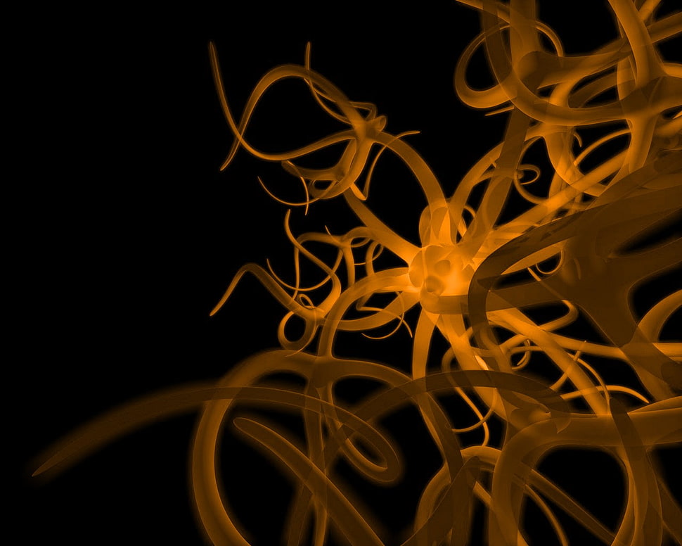 yellow and white plastic clothes hanger, abstract HD wallpaper