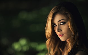 woman's face, Chrissy Costanza, singer, celebrity, Against The Current